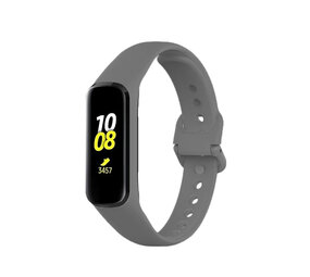 Strap-it® Samsung Galaxy Fit 2 siliconen bandje (donkergrijs)