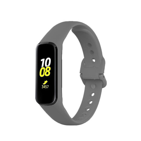 Strap-it® Strap-it Samsung Galaxy Fit 2 siliconen bandje (donkergrijs)