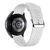 Bandz Bandz Amazfit GTS 4 siliconen band met bloemenpatroon (wit) Bandz Bandz Amazfit GTS 4 siliconen band met bloemenpatroon (wit)