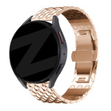 Bandz Bandz Amazfit GTS 4 stalen band 'Dragon' (rosé goud) Bandz Bandz Amazfit GTS 4 stalen band 'Dragon' (rosé goud)