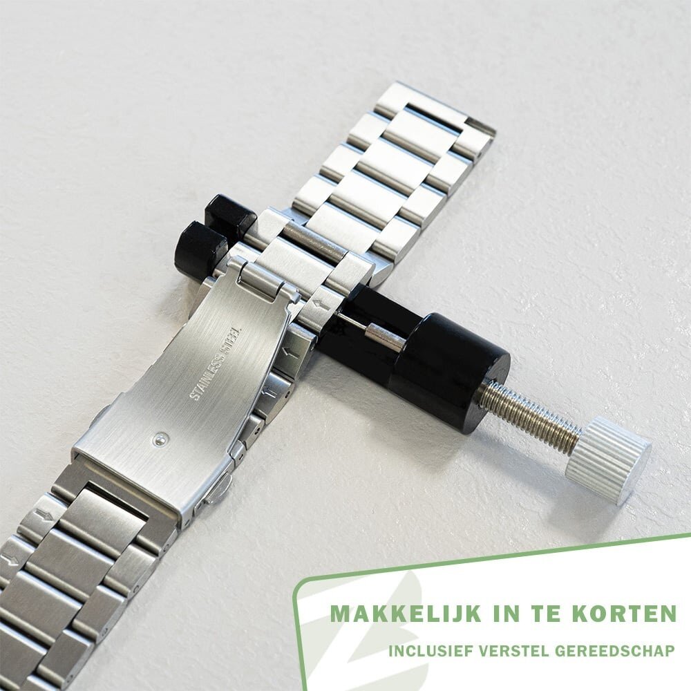 Bandz Bandz Amazfit Bip 3 stalen band 'Dragon' (rosé goud)