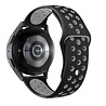 Bandz Bandz Amazfit Bip U (Pro) sport band 'Deluxe' (zwart/grijs) Bandz Bandz Amazfit Bip U (Pro) sport band 'Deluxe' (zwart/grijs)