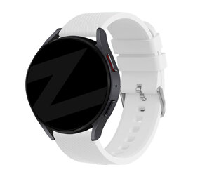 Bandz Bandz Amazfit Balance siliconen band 'Deluxe' (wit)