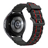 Bandz Bandz Amazfit Balance sport band gestreept (zwart/rood) Bandz Bandz Amazfit Balance sport band gestreept (zwart/rood)
