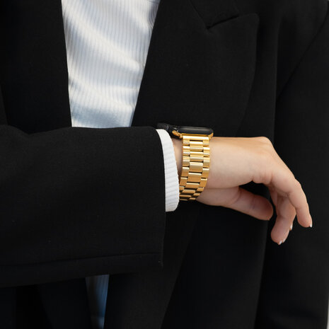 Bandz Bandz Apple Watch stalen band 'Classic' (goud) Bandz Bandz Apple Watch stalen band 'Classic' (goud)