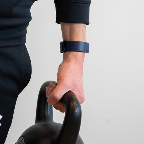 Bandz Bandz Fitbit Charge 3 siliconen band 'Classic' (donkerblauw)