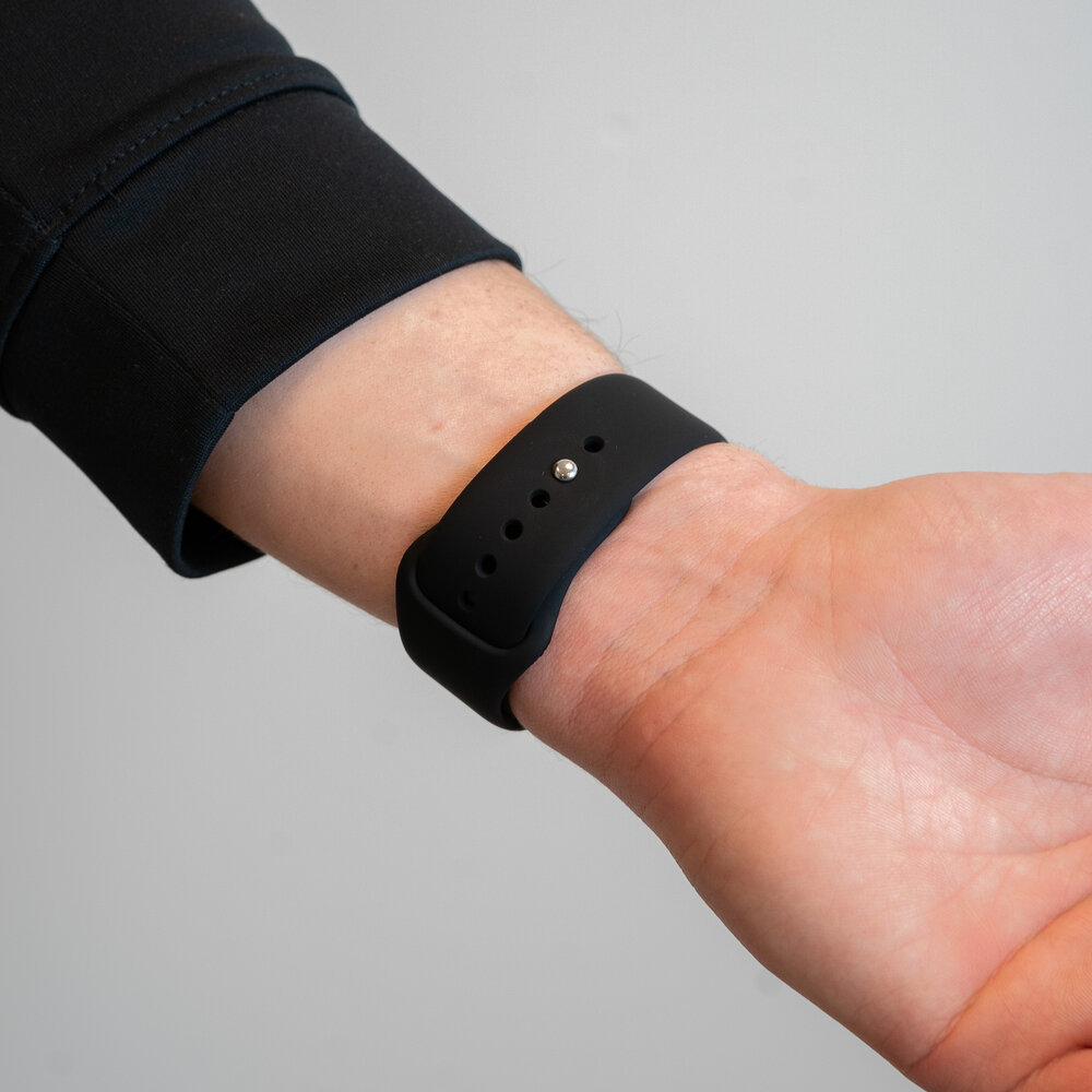 Bandz Bandz Fitbit Versa sport band (zwart)