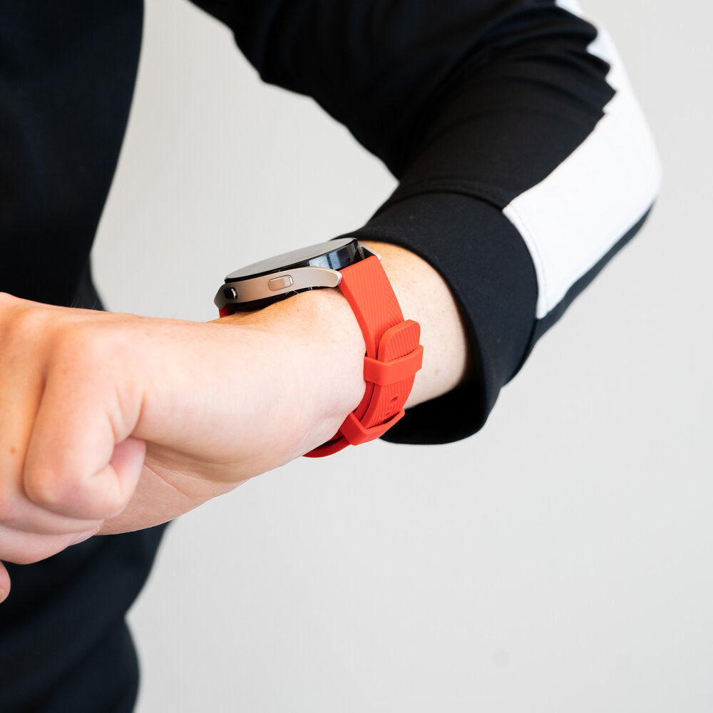 Bandz Bandz Polar Ignite siliconen band 'Deluxe' (rood)