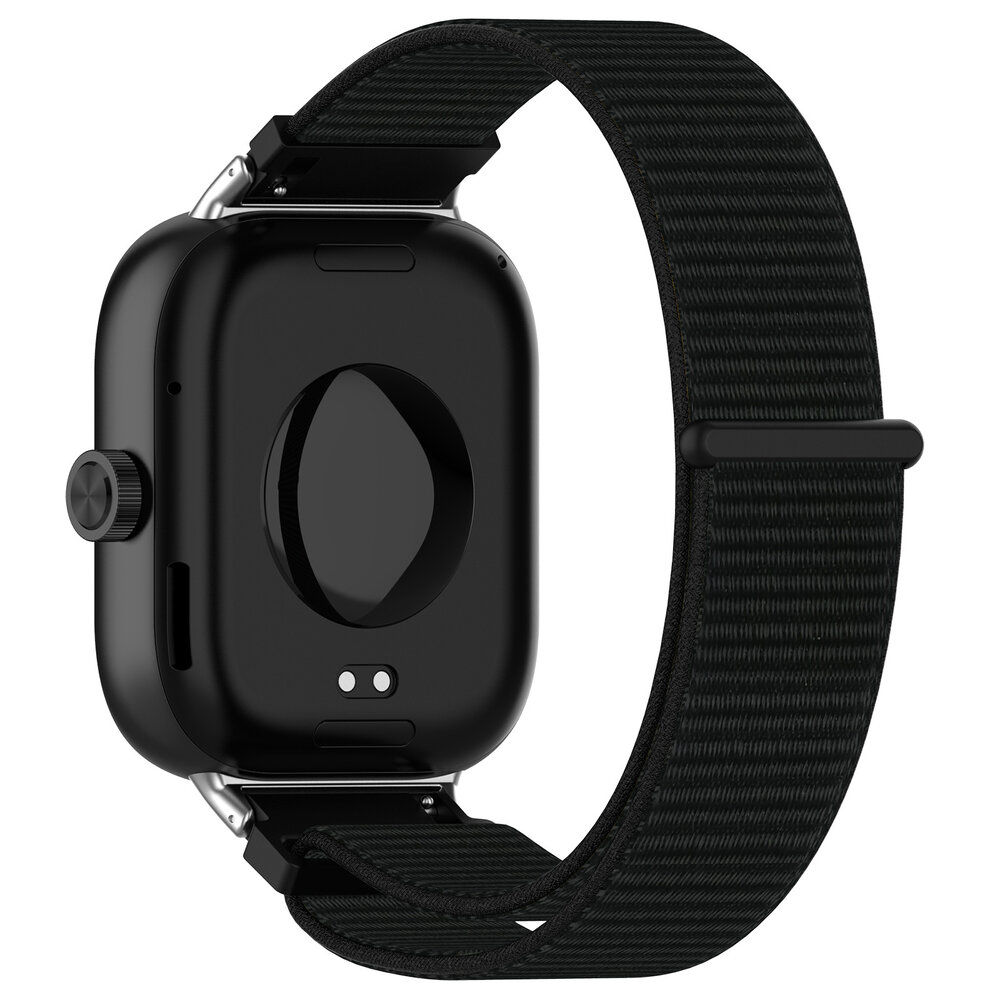 Strap-it® Strap-it Redmi Watch 4 nylon band (zwart)