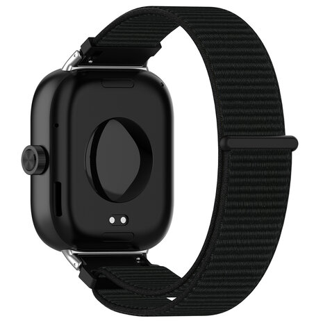 Strap-it® Strap-it Redmi Watch 4 nylon band (zwart)