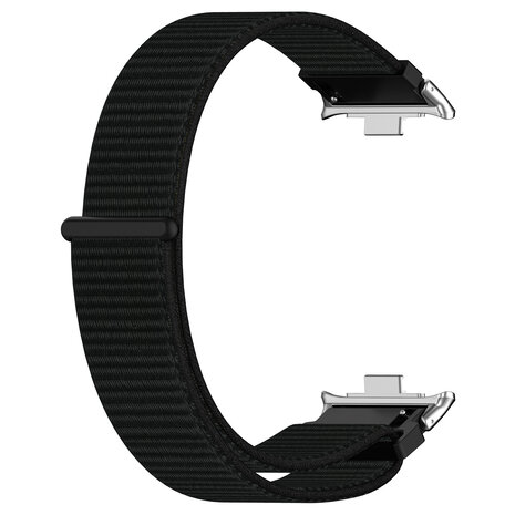 Strap-it® Strap-it Redmi Watch 4 nylon band (zwart)