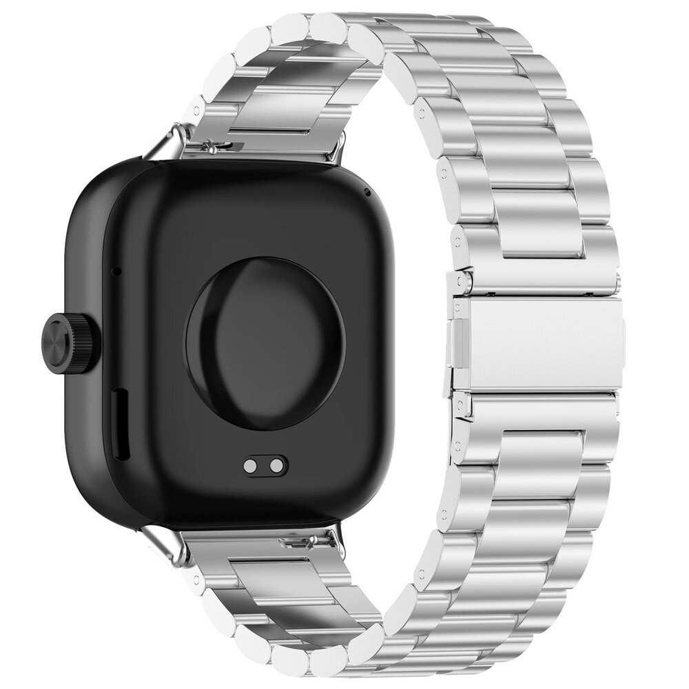 Strap-it® Strap-it Redmi Watch 4 stalen band (zilver) Strap-it® Strap-it Redmi Watch 4 stalen band (zilver)