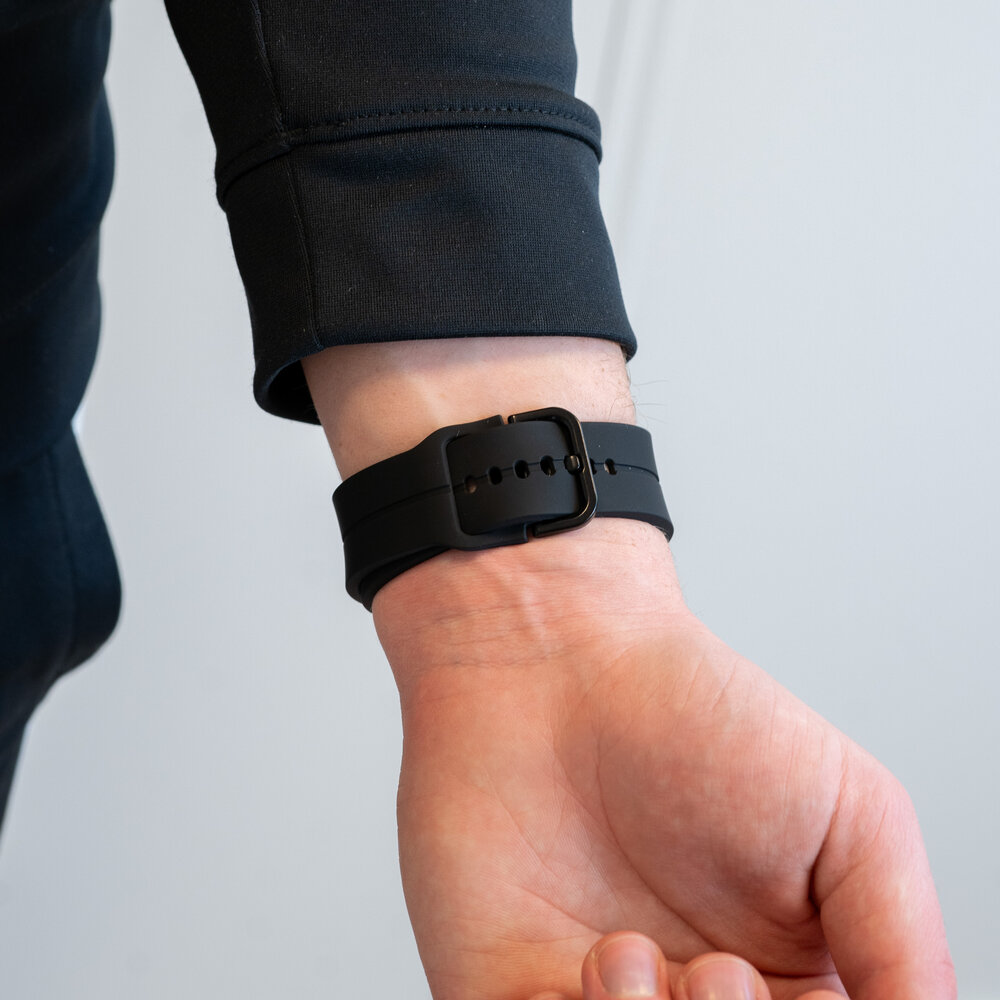 Bandz Bandz Samsung Galaxy Watch 6 - 40mm siliconen band 'Extreme' (zwart)