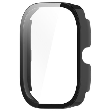 Strap-it® Strap-it Redmi Watch 4 PC case met glas (zwart)