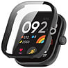 Strap-it® Strap-it Redmi Watch 4 PC case met glas (zwart) Strap-it® Strap-it Redmi Watch 4 PC case met glas (zwart)