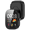 Strap-it® Strap-it Redmi Watch 4 PC case met glas (zwart) Strap-it® Strap-it Redmi Watch 4 PC case met glas (zwart)