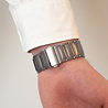Strap-it® Strap-it Samsung Galaxy Watch 4 Classic 42mm 'One push' luxe titanium band (zilver) Strap-it® Strap-it Samsung Galaxy Watch 4 Classic 42mm 'One push' luxe titanium band (zilver)