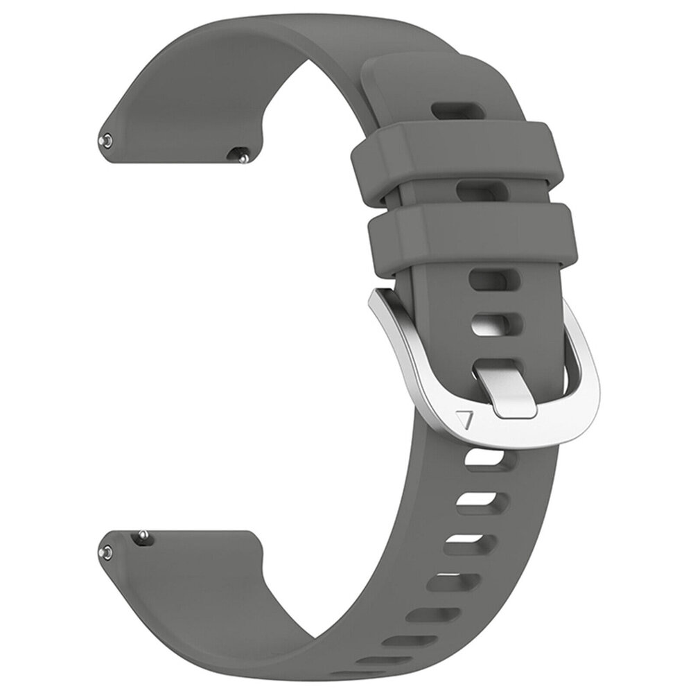 Strap-it® Strap-it Garmin Vivoactive 4 siliconen classic bandje (donkergrijs)