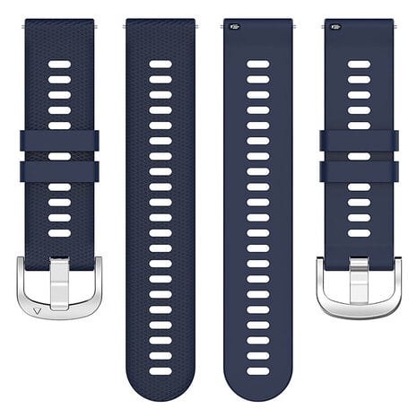 Strap-it® Strap-it Garmin Venu 2 siliconen bandje (donkerblauw)