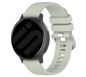 Strap-it® Garmin Forerunner 255 siliconen classic bandje (lichtgroen)