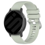 Strap-it® Garmin Forerunner 265 siliconen classic bandje (lichtgroen)