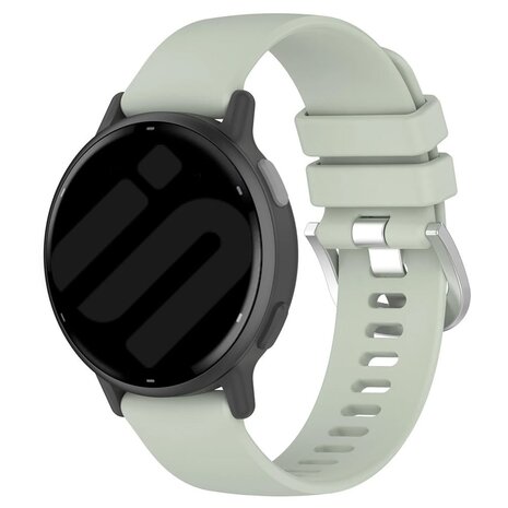 Strap-it® Strap-it Garmin Forerunner 265 siliconen classic bandje (lichtgroen)