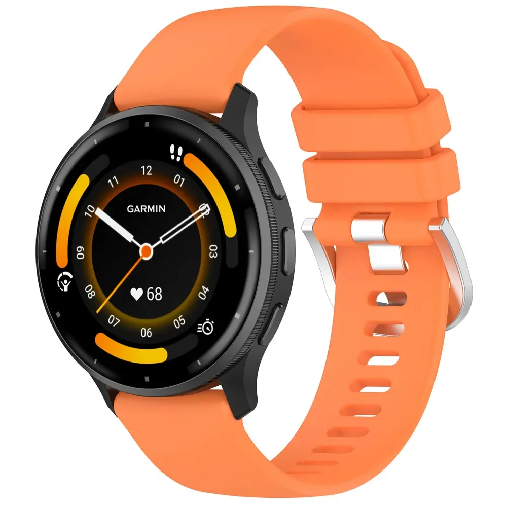 Strap-it® Strap-it Garmin Venu 3 siliconen classic bandje (oranje)