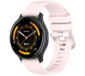 Strap-it® Garmin Venu 3 siliconen classic bandje (roze)
