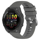 Strap-it® Garmin Forerunner 265 siliconen bandje (donkergrijs)