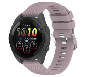 Strap-it® Garmin Forerunner 265 siliconen bandje (violet)