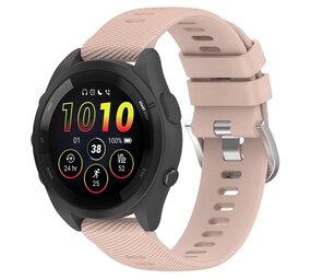 Strap-it® Garmin Forerunner 265 siliconen bandje (roze)