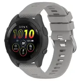 Strap-it® Garmin Forerunner 265 siliconen bandje (lichtgrijs)