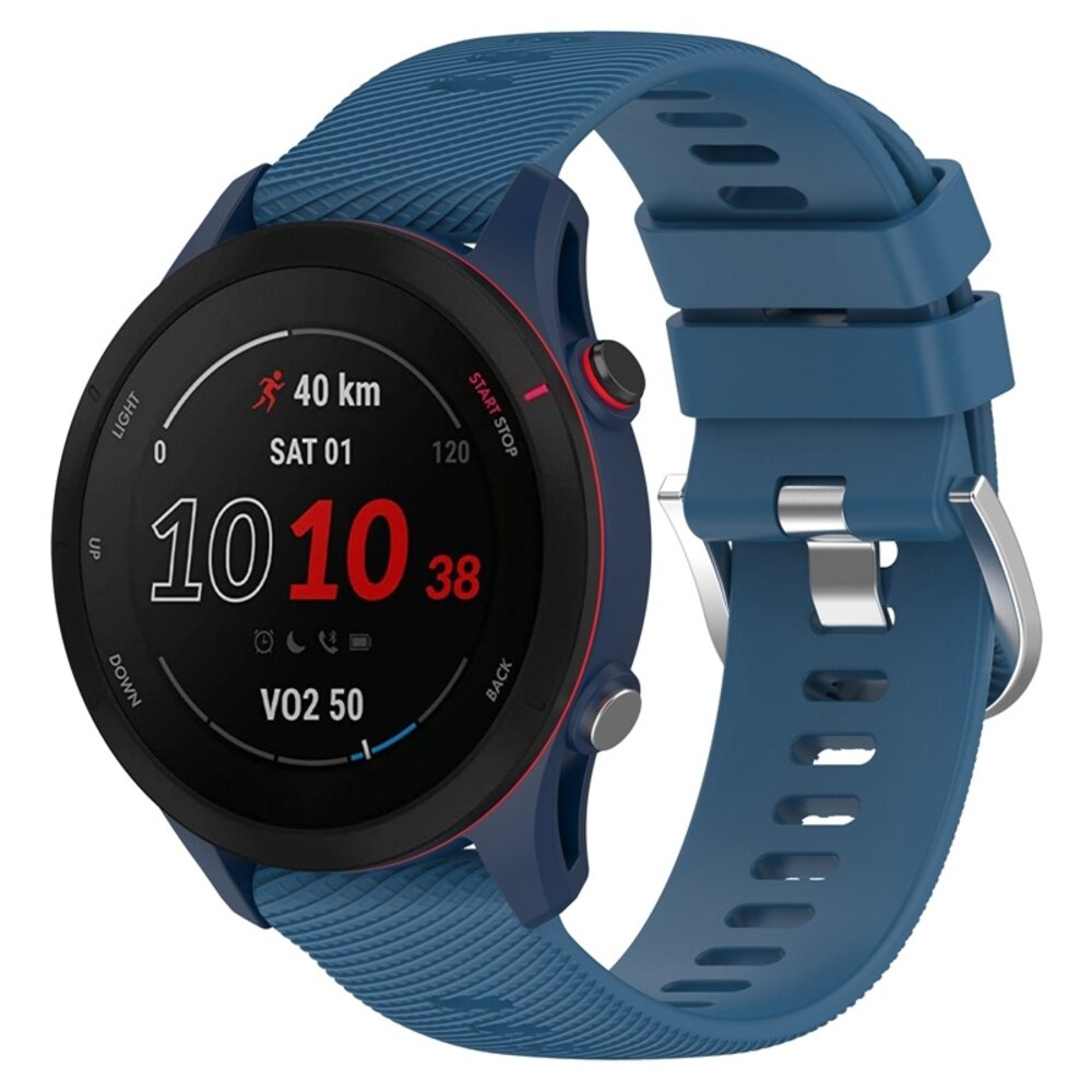 Strap-it® Strap-it Garmin Forerunner 255 siliconen bandje (blauw)