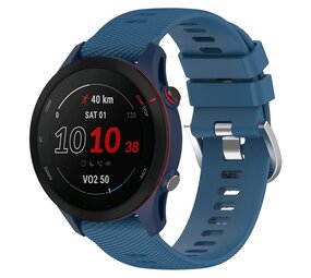 Strap-it® Garmin Forerunner 255 siliconen bandje (blauw)