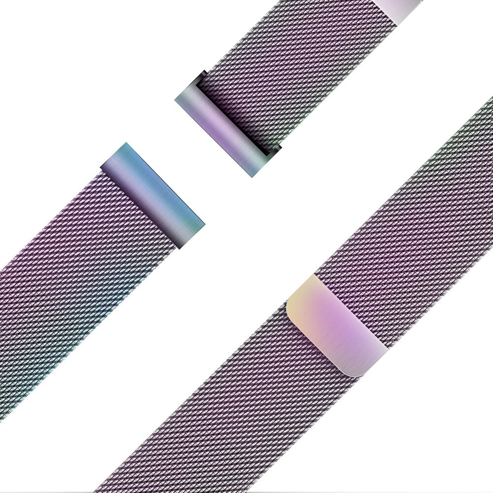 Bandz Bandz Amazfit Active Milanese loop band (regenboog)