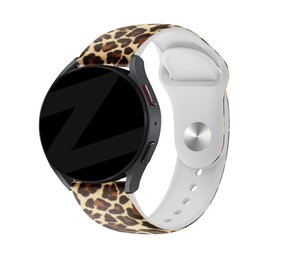Bandz Bandz Amazfit Active siliconen band 'Leopard'