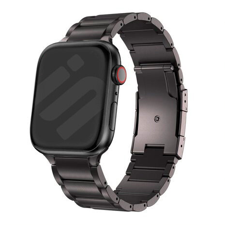 Strap-it® Strap-it Apple Watch Titanium bandje (grijs)