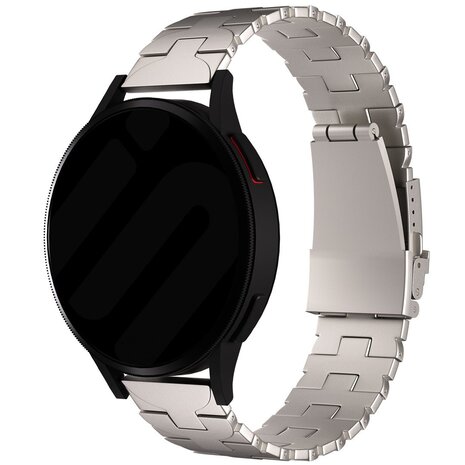 Strap-it® Strap-it OnePlus Watch Butterfly titanium band (titanium) Strap-it® Strap-it OnePlus Watch Butterfly titanium band (titanium)