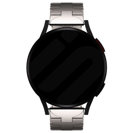 Strap-it® Strap-it OnePlus Watch Butterfly titanium band (titanium) Strap-it® Strap-it OnePlus Watch Butterfly titanium band (titanium)