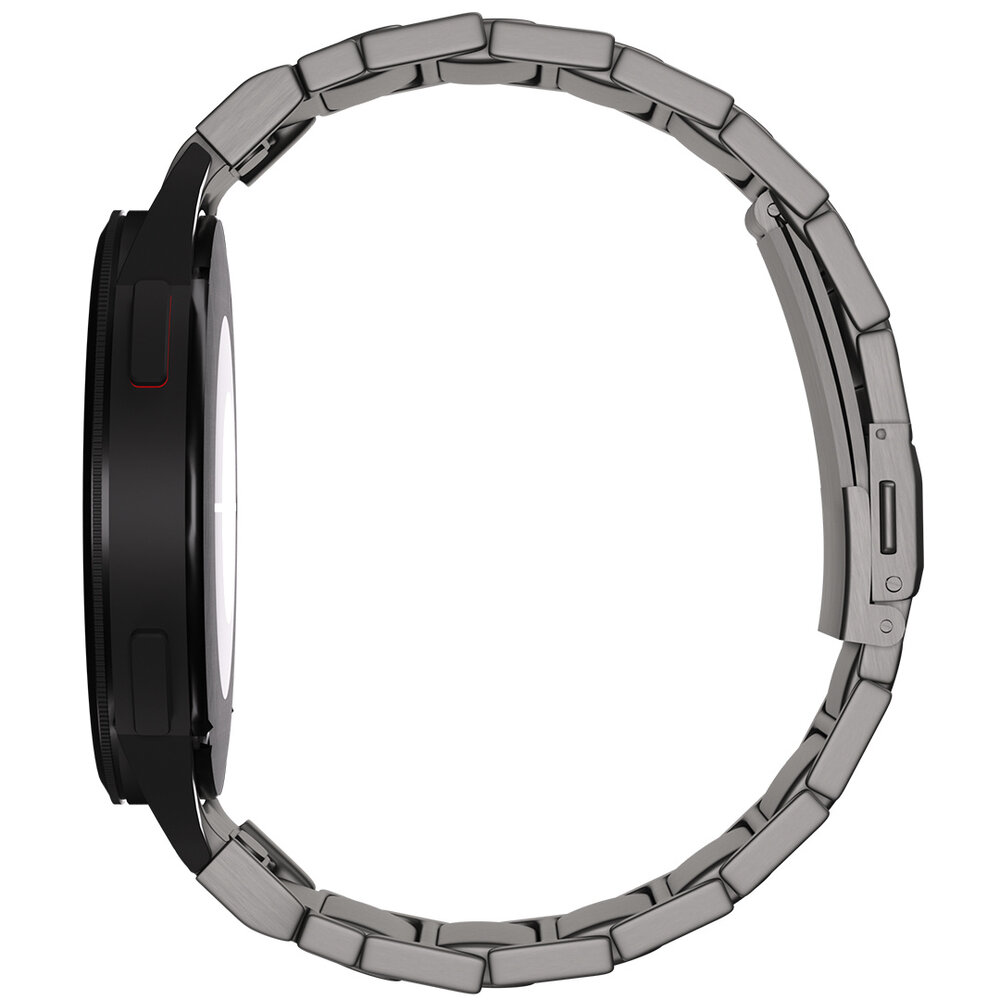 Strap-it® Strap-it Samsung Galaxy Watch 6 40mm 'One push' titanium band (grafiet)