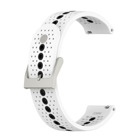 Strap-it® Strap-it Suunto Vertical siliconen bandje (wit/zwart)