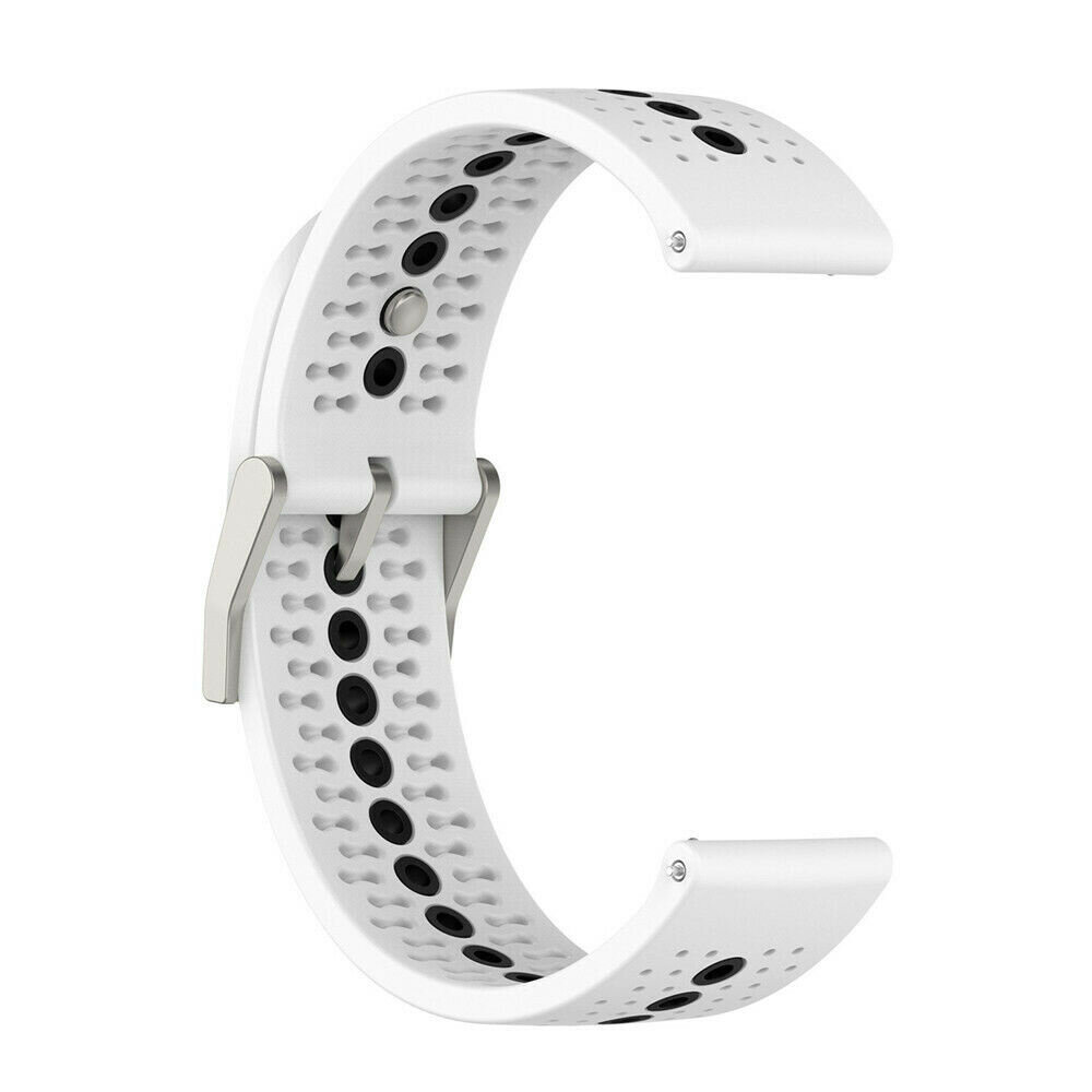 Strap-it® Strap-it Suunto Vertical siliconen bandje (wit/zwart)