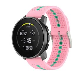 Strap-it® Suunto Vertical siliconen bandje (roze/aqua)