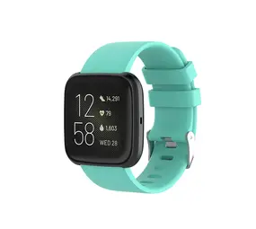 Strap-it® Fitbit Versa silicone band (aqua)