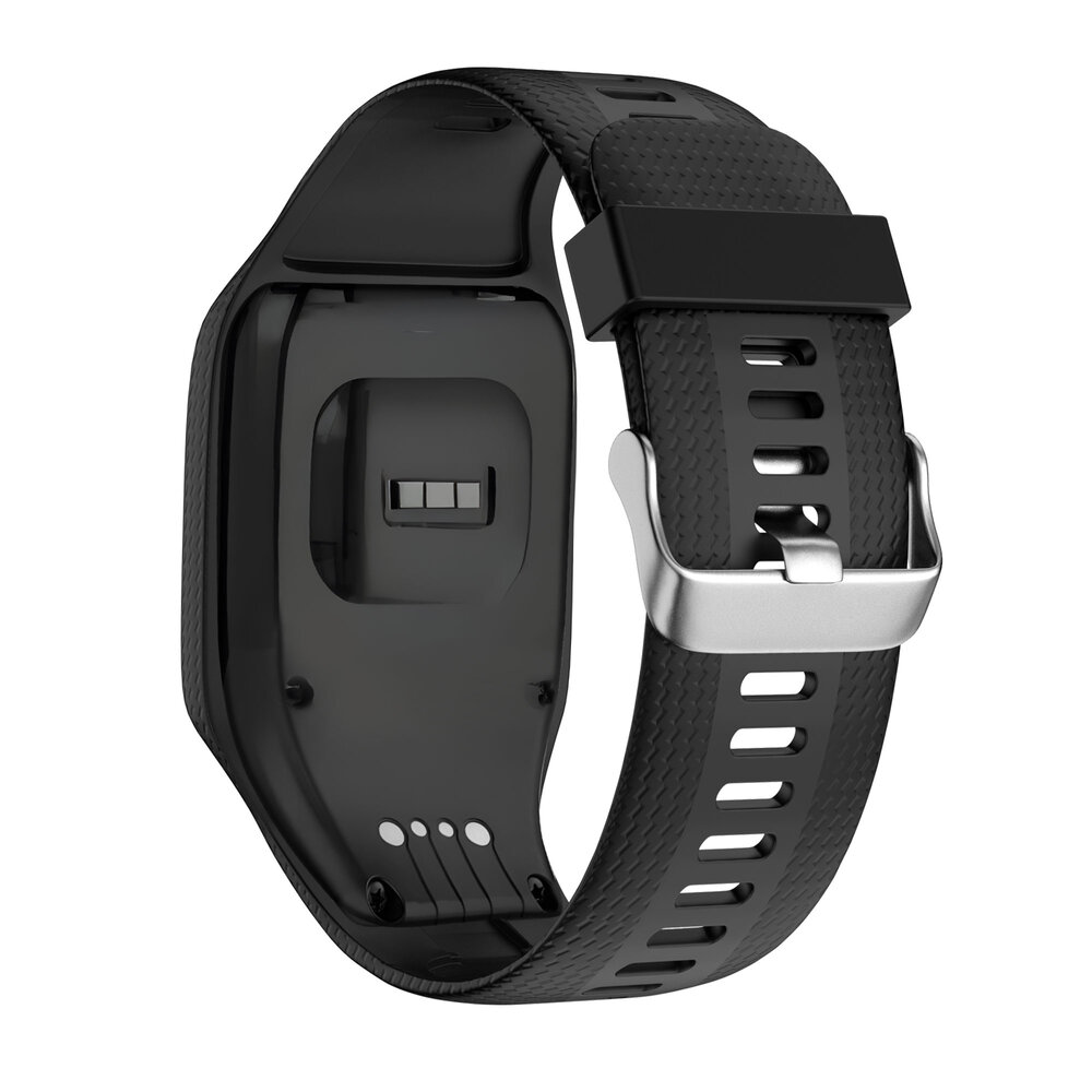 Bandz Bandz TomTom Runner 3 siliconen band 'Classic' (zwart)
