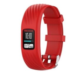 Strap-it® Garmin Vivofit 4 siliconen bandje (rood)
