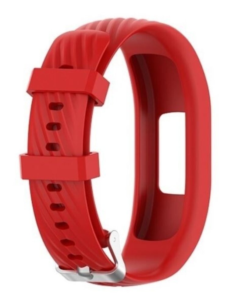 Strap-it® Strap-it Garmin Vivofit 4 siliconen bandje (rood)
