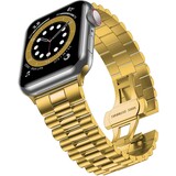 Strap-it® Apple Watch Presidential stalen band (goud)