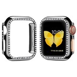 Strap-it® Apple Watch Series 4/5/6/SE Diamond PC hard case (zwart)