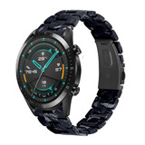 Strap-it® Huawei Watch GT 2 resin band (zwart/wit)